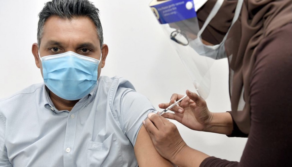 Vice President receives second dose of Covid-19 vaccine