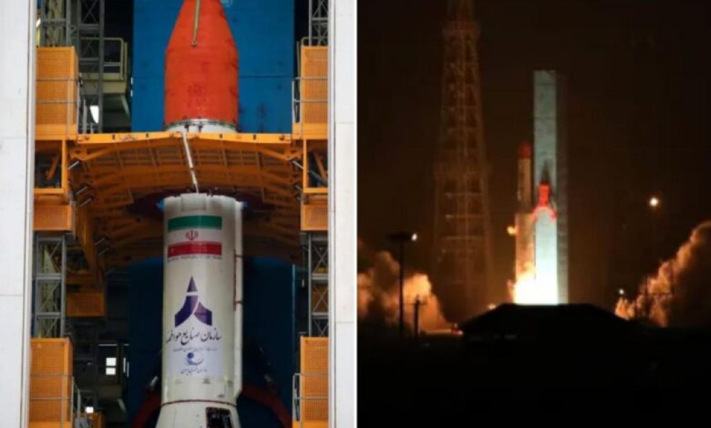 Iran in ehffaharaa 3 satellite launch kohffi
