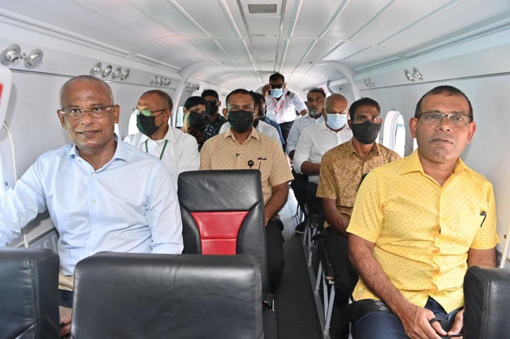 Rashidh ge campaign ah Raees Solih aai Majilis Raees Komandoo ah vadaigenfi