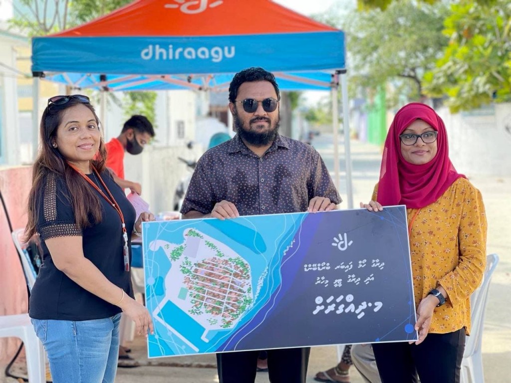Dhiraagu TV aai fibre internet ge hidhumaiy Dhiggarah