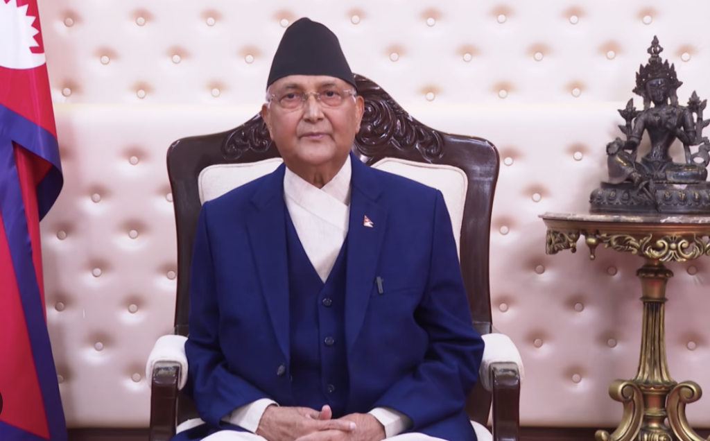 Nepal ge aa boduvazeerah Raees Muizzu maruhabaa vidhaalhuvejje