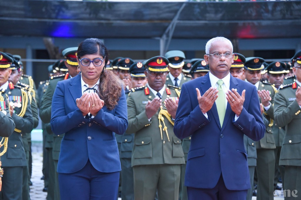 Flag raising ceremony held to commemorate 127 years of the MNDF