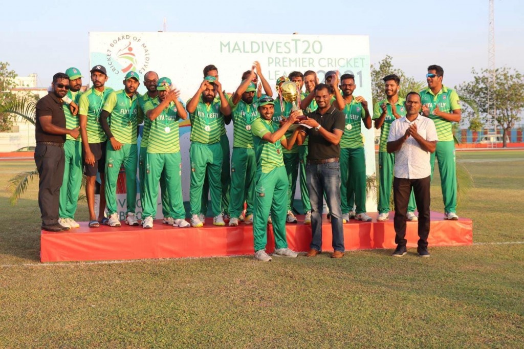 T20 cricket premier league ge champion kan Male' veterans in hoadhaifi