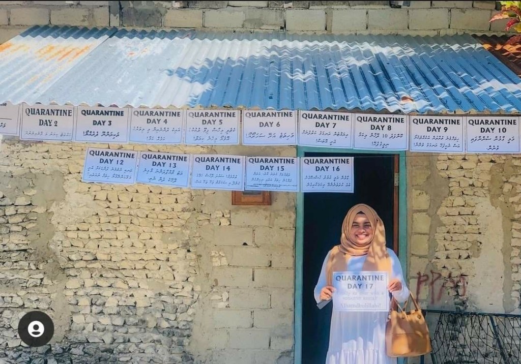 Quarantine ge 17 dhuvas! GDH Vaadhoo mi anhen kuhjjaage othee konme dhuvahakah thafaathu message eh
