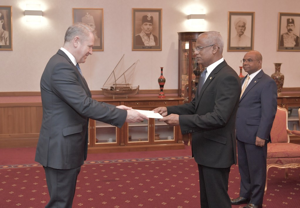 President receives credentials from four foreign ambassadors