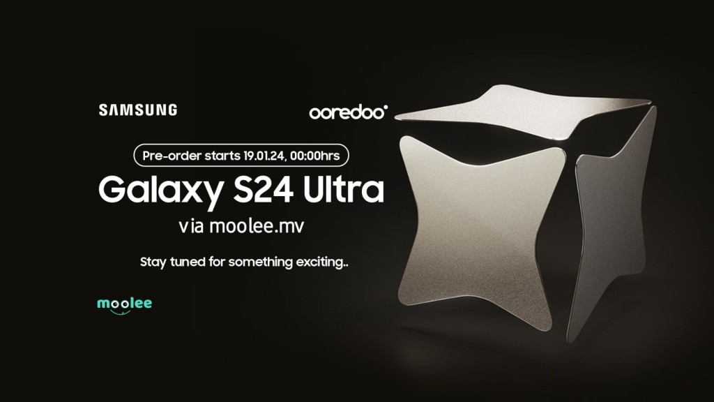 Ooredoo inn Samsung S24 series ah pre-order ah hulhuvaalun maadhamaa rey