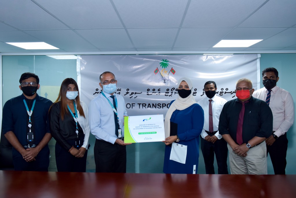 Hulhumale gai driving track eh hedhumah beynun vaa thakethi MWSC inn hadhiyaakoffi
