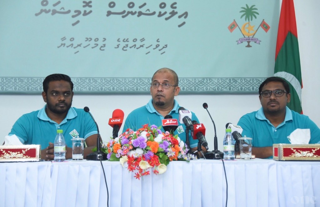 Official Color of the Elections Commission is purple, working kit to be turquoise
