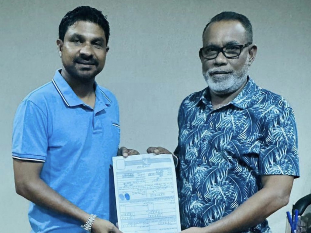Majilis ge Thulusdhoo dhaairaage member PNC ah
