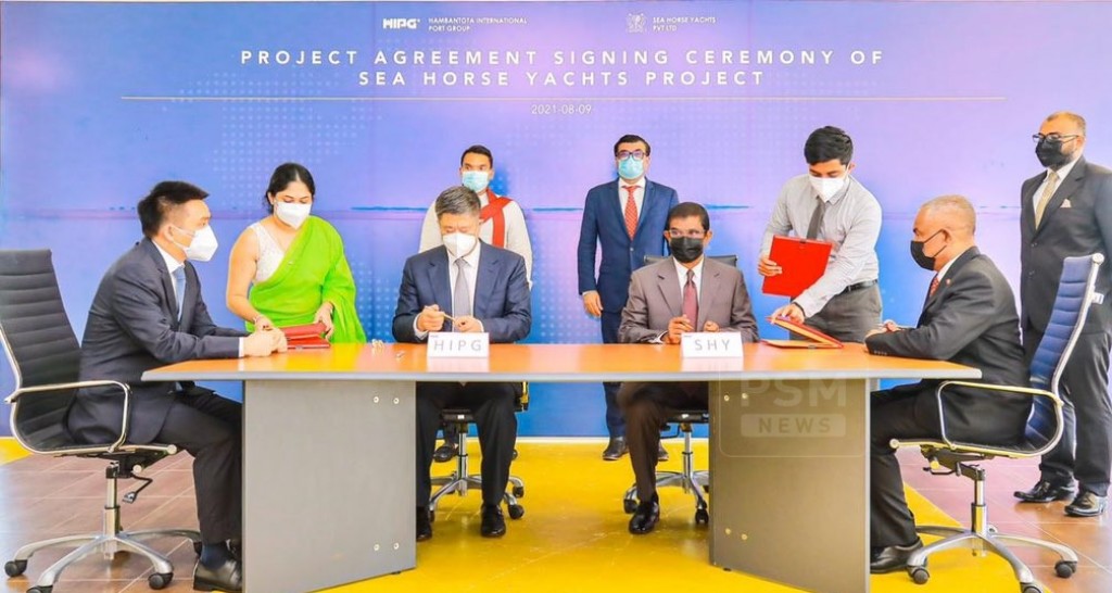 Lanka gai Yacht facility eh gaaimu kurumah dhivehi hissaadhaarun himeney kunfungnakaa havaalu koffi