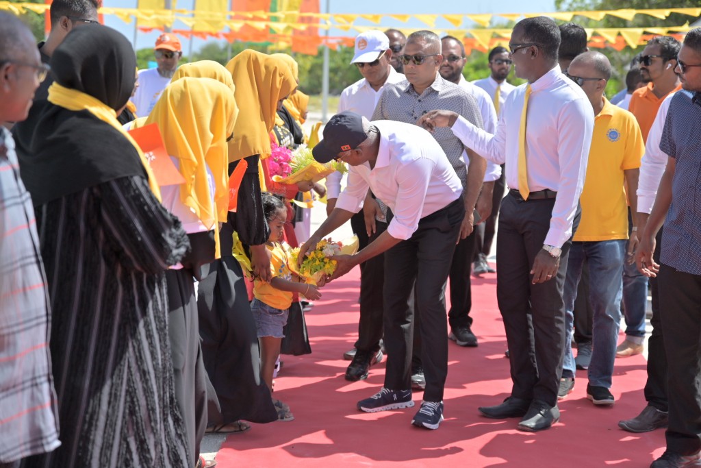 Photo: Campaign ah Raees Solih Landhoo ah vadaigathun