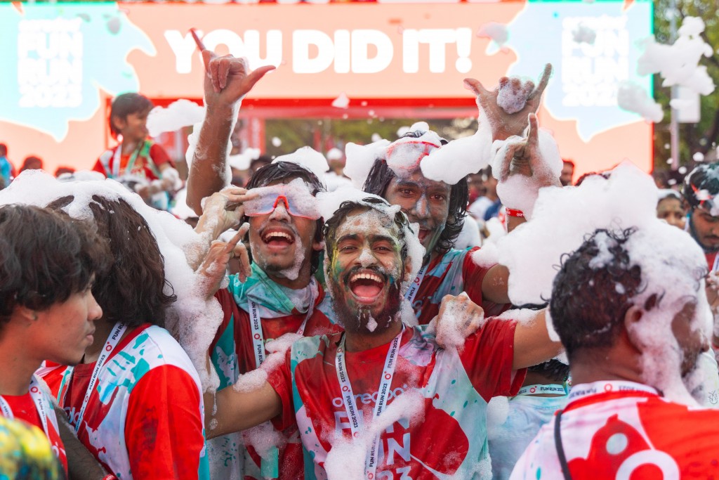 Addu gai baahvaa Ooredoo fun run ge registration ah hulhuvaalaifi