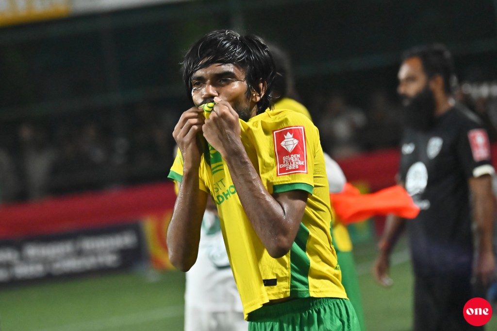 ވަން ފޮޓޯ: ގޯލްޑަން ފުޓްސަލް ޗެލެންޖް 2025ގެ ފޯރިގަދަ ޒޯން ފައިނަލްތައް