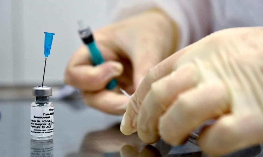 Russia in ufedhdhi Covid vaccine 95 insahtha kaamiyaabu