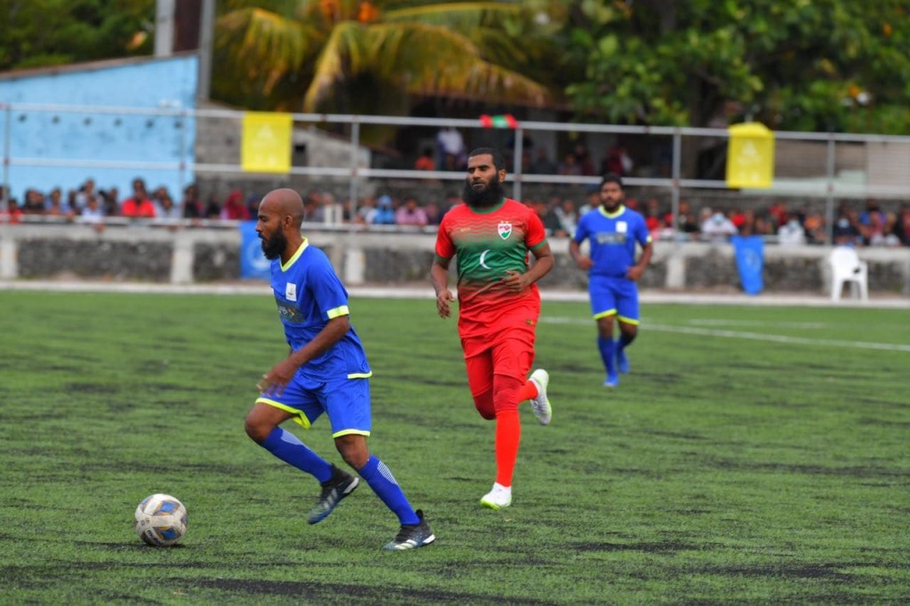 Gaumee team ge haassa match aaeku Kulhudhuhfushi ge turf dhandu hulhuvaifi
