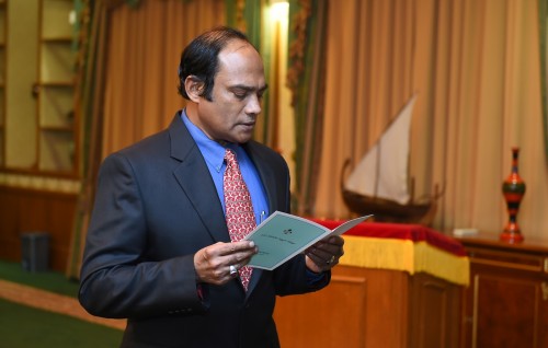 MMPRC ge hiyaanaathaa gulhigen kuraa thuhumathah Moosa Ali Jaleel inkaaru kurahvaifi