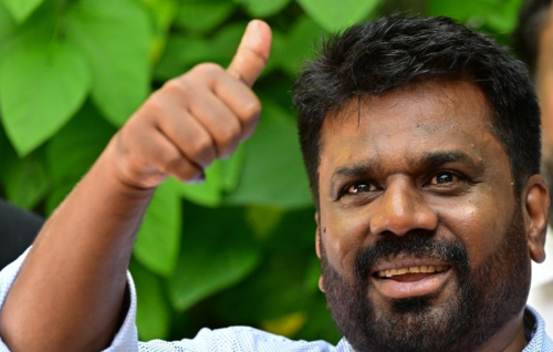 Lanka ge inthihaabee Raees Anura ah Raees Muizzu maruhabaa vidhaalhuvejje