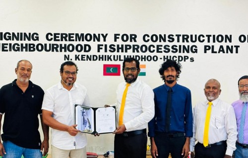 Kendhikulhudhoo Geydhoshu mas factory tharaggee kuran bayakaa havaalukoffi
