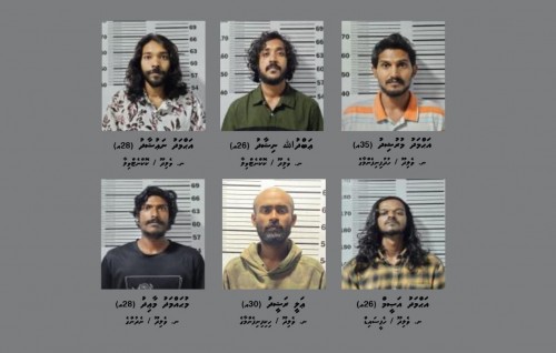 Velidhoo gai hingi drug operation ehgai 1.5 kilo masthuvaathakethi hoadhai, 6 meehaku hayyaru koffi