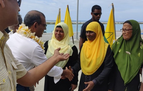 Primay ge campaign ah Raees Nasheed boduthiladhunmahchah