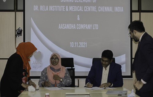 Aasandha in beysfaruvaa kohdheyn Indiage ithuru dhe hospitalakaaeku ebasvejje