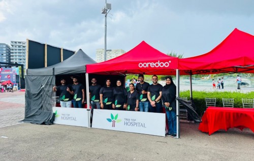 Ooredoo fun run ge medical partner ehge gothugai Tree Top in eheetherikan foarukoh dheefi