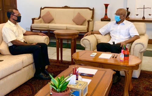 Boduvazeerukan beynun nama dhannavaanan, Raees Soalih ge dhevana dhauru kashavaru kurumugr magakee barulamaanee: Nasheed