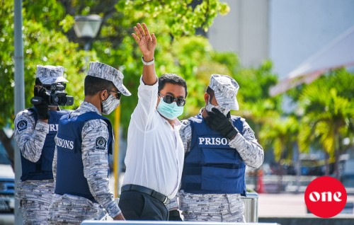 #OnePhoto: Isthiunaaf ge aduehumah raees yaameen High Court ah haaziru kurun