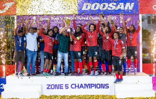 Gaafaru, Dhiggaru adhi Kudahuvadhoo in Zone champion kan hoadhaifi