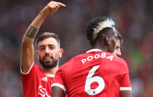 Bruno ge hattrick eh, Pogba ge 4 assist, United ah 5 thareege molheh