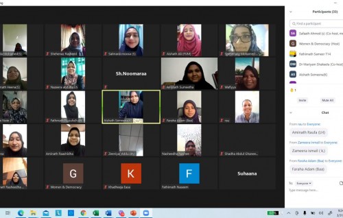 Anhen candidate in siyaasee maidhaanah ahuluverikuruvan thamreenu programme eh kuriah gengossfi