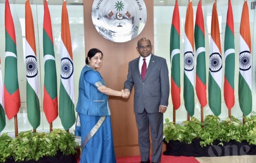 Three agreements signed between India and the Maldives