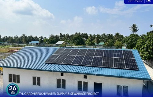 Th. Gaadhiffushi Water Supply & Sewerage Project is well underway: MTCC