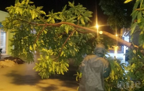 Roof thrown off five houses in Addu City