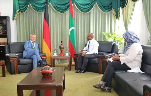 Ambassador of Germany calls on Foreign Minister Abdulla Shahid