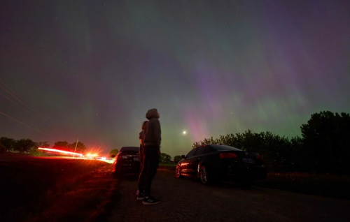 Second night of auroras seen amid 'extreme' solar storm