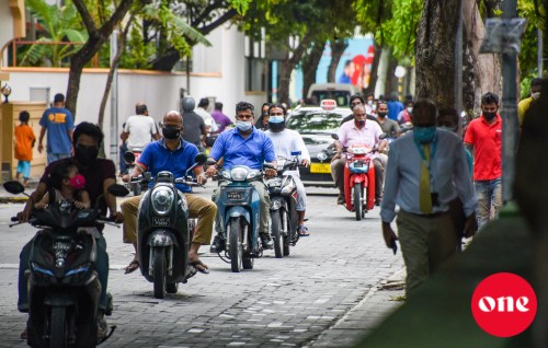 Thin hafthaa fahun Male' in positive vi adhadhu 500 in dhashah