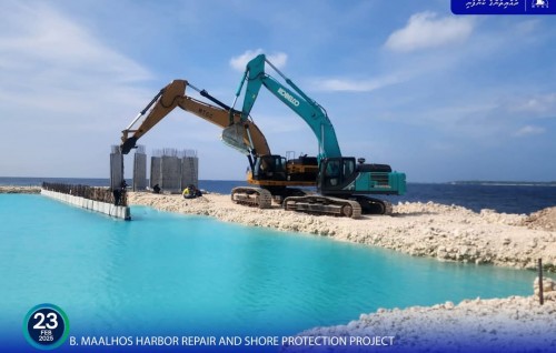 Maalhos bandharu mashroou: Aa harbour basin funnkurumuge 68 percent masahkaiy ninmaifi