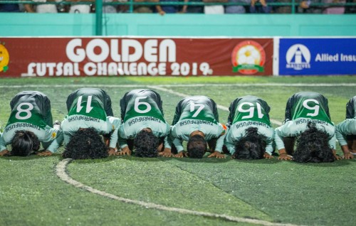 Golden futsal challenge 2022 ge title sponsor akah Sonee Sports