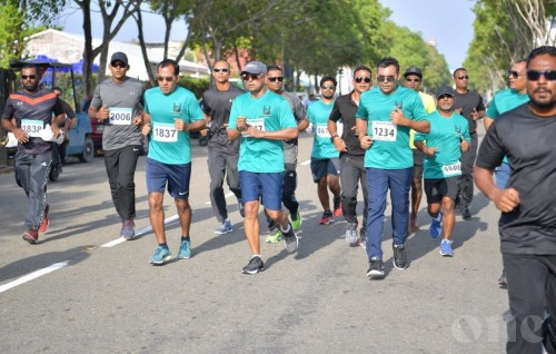 President and the First Lady takes part in Zero Plastic run