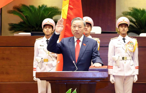 Vietnam appoints top policeman as country's new president
