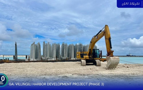 MTCC delivers fifth shipment of concrete blocks for GA. Villingili Harbour Development Project