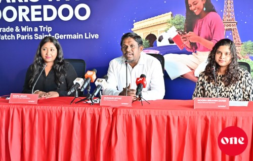 Ooredoo ge haassa lucky draw in PSG matcheh balailan Paris ah dhiumuge furusathu