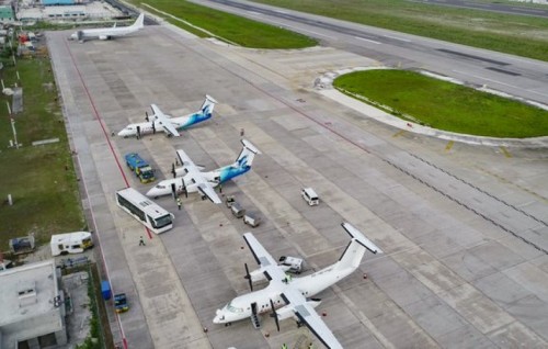 Domestic operations moved to north apron