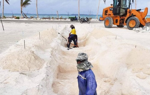 Hoarafushi Airport ge passenger terminal aai fire building ge amalee massaikai fashaifi