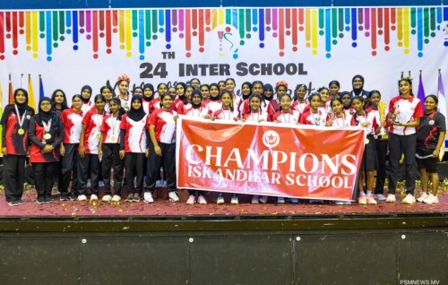 Inter School netball mubaaraathuge champion kan Iskandar aai Ghiyaasuhdheen adhi Villa in hoadhaifi