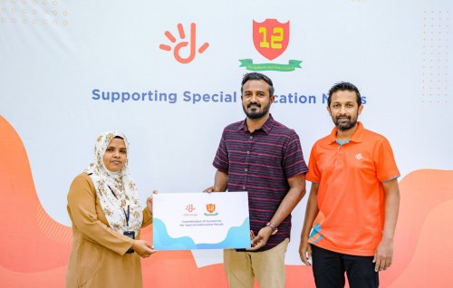 Dhiraagu in Jalaaluhdheen school ge special education unit ah ehee therikan foaru koh dheefi