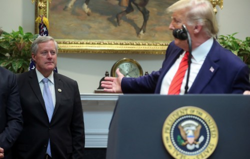 Trump ge Chief of staff Covid ah positive vehjje