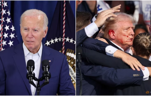 Joe Biden leads condemnation after Donald Trump wounded at rally shooting