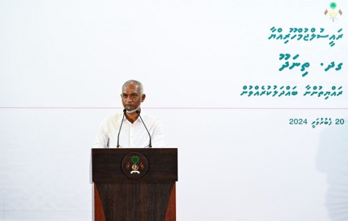 Aabaadheege nisbathun emme gina housing mashroou hingaane eh thanakee Thinadhoo: Raees